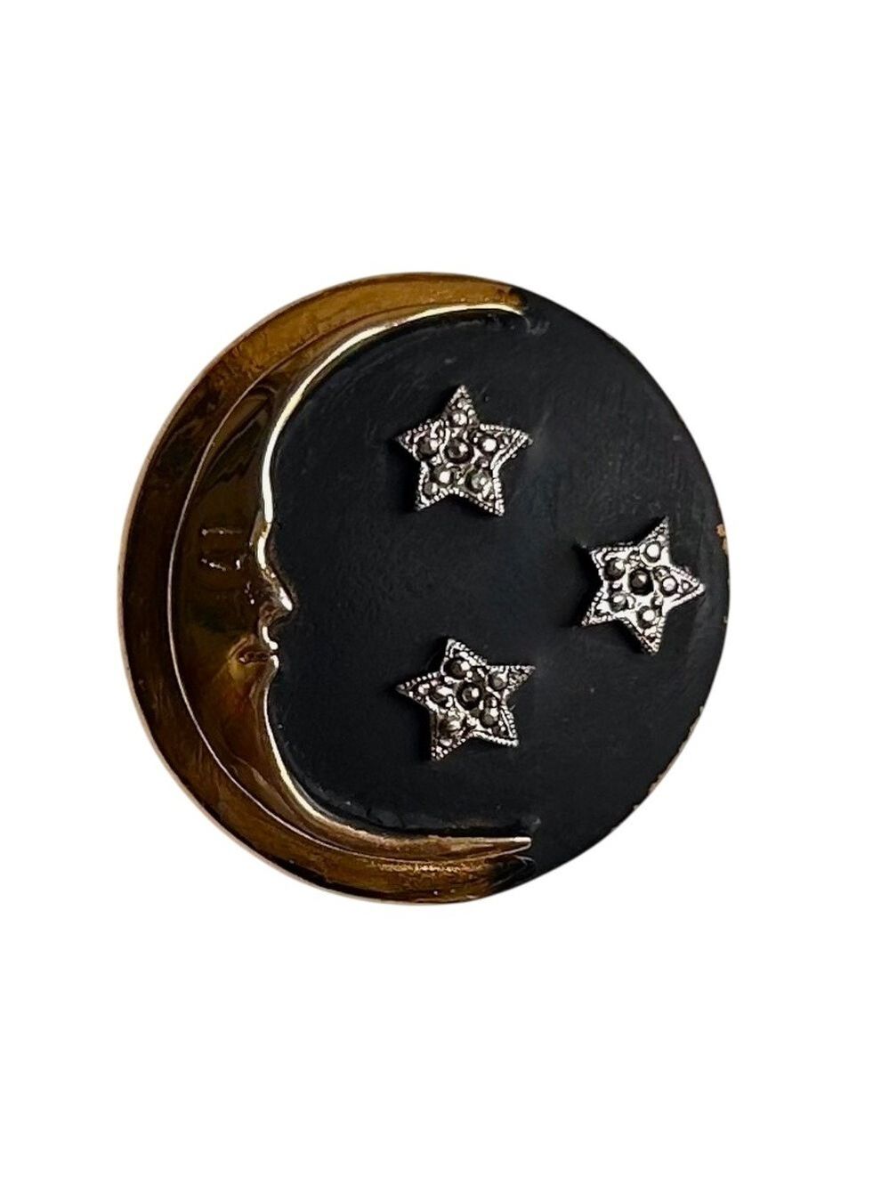 Vintage UltraCraft Celestial Stars & Moon Brooch